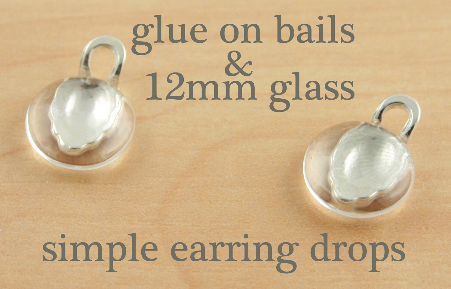 Glue on Bails for Jewelry Making Diy Earring Painting Tools