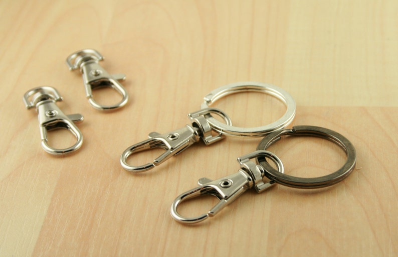 10 Large Swivel Key Ring Clips Handbag Clips Swivel Charm - Etsy