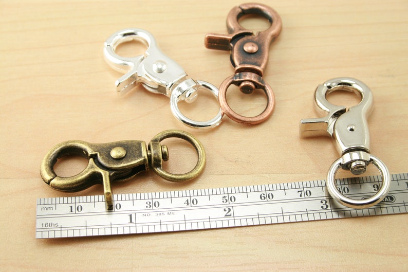The masculine Key Ring Clips 10 4 Color Etsy