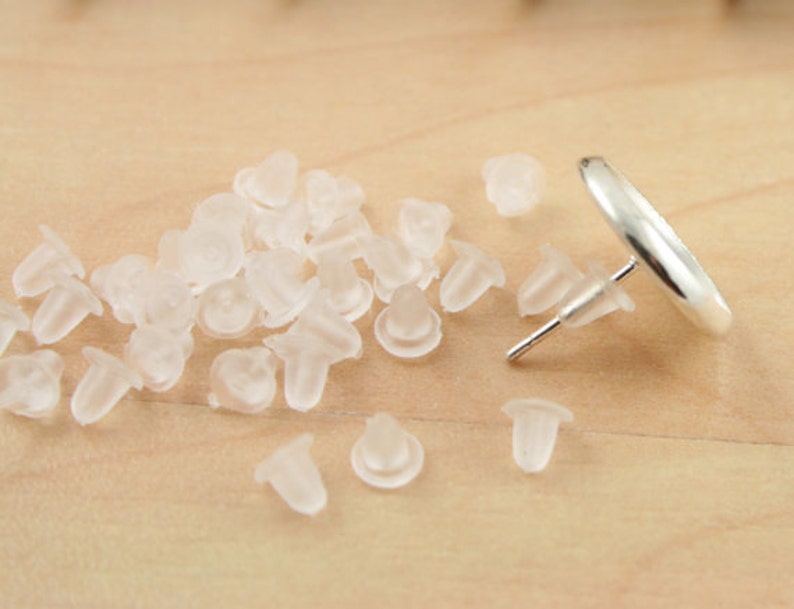 Rubber Earring Backs No Nickel Lead Safe Non Allergenic Etsy