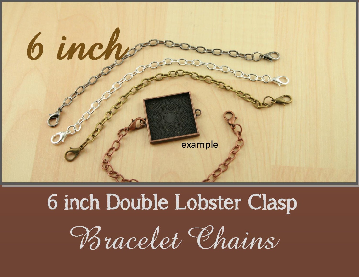 Necklace Extender Double Clasp 