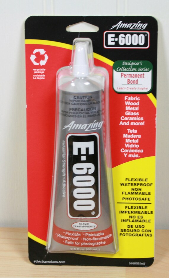 2 Pack E6000 Glue Adhesive Industrial Strength Craft 2 oz Etsy
