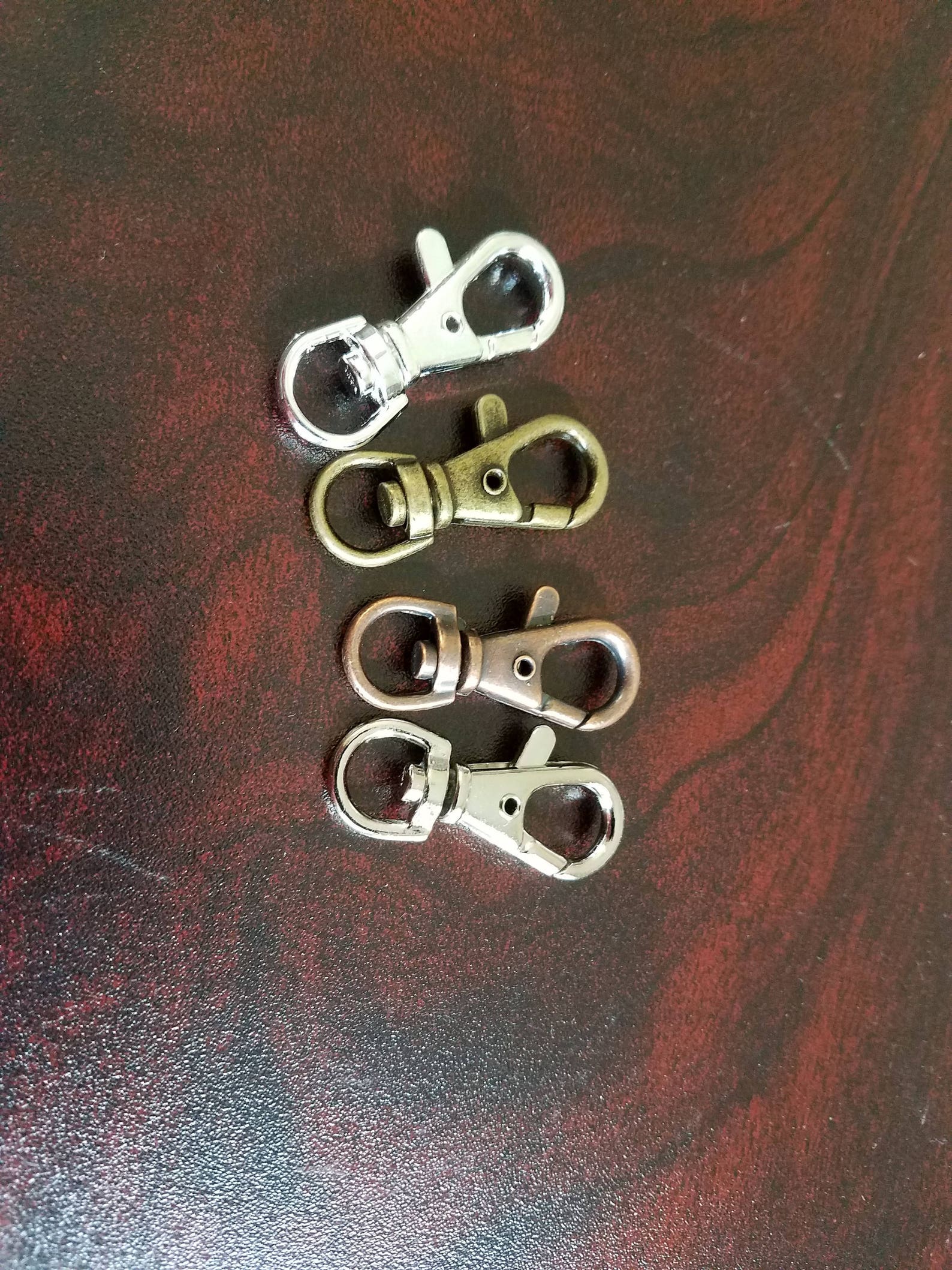 100 4 Color Options Large Swivel Key Ring Clips Handbag Etsy