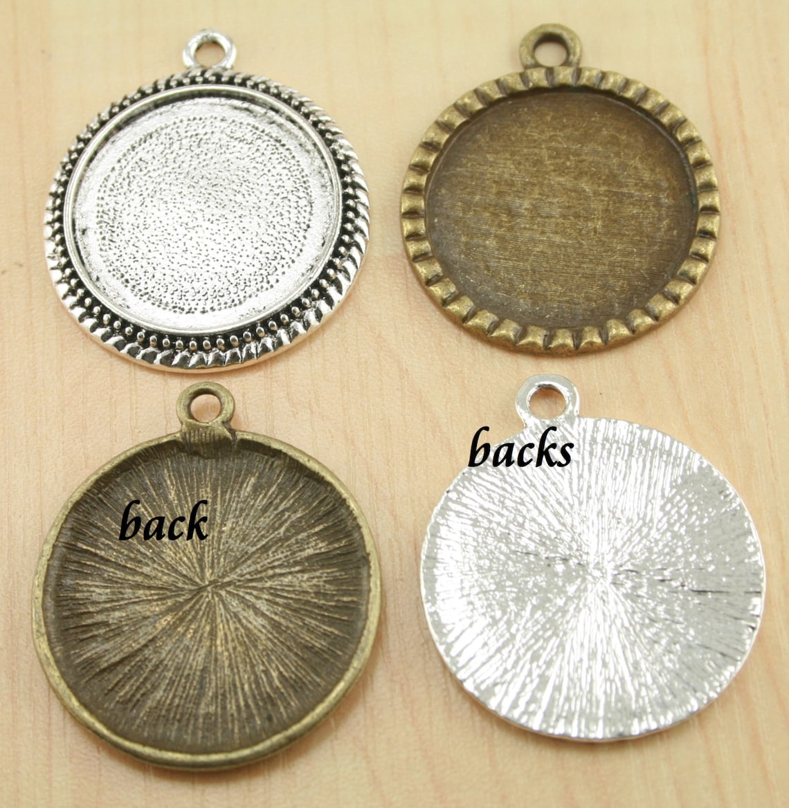 10 25mm bottle Cap Style or beaded - Etsy