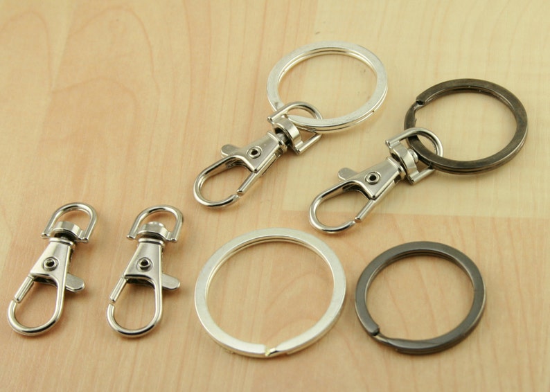 10 Large Swivel Key Ring Clips Handbag Clips Swivel Charm Etsy