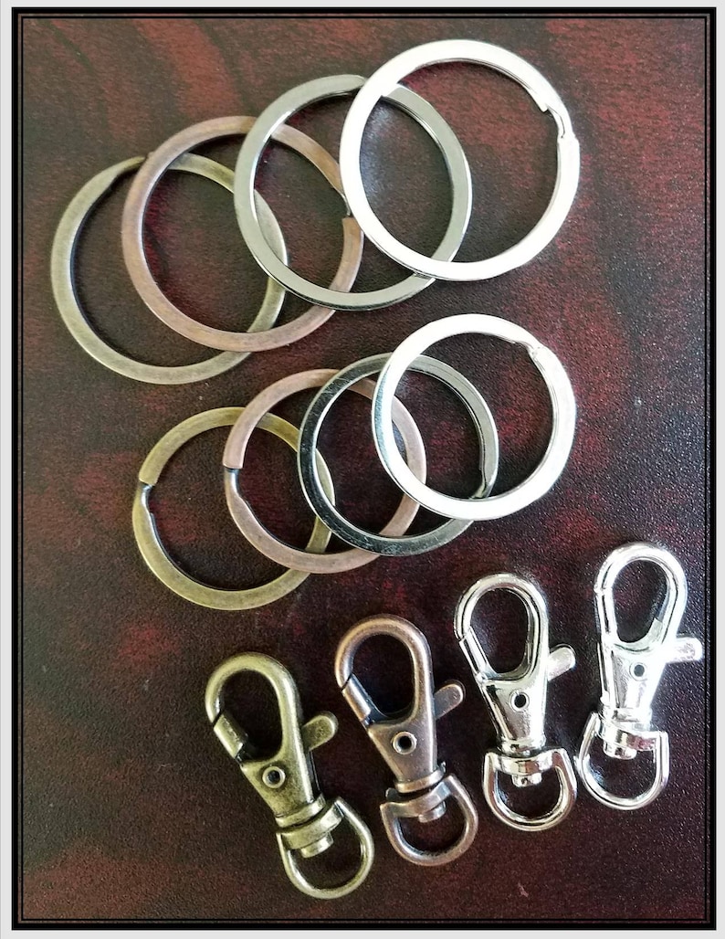 25 4 Color Options Large Swivel Key Ring Clips Handbag Etsy