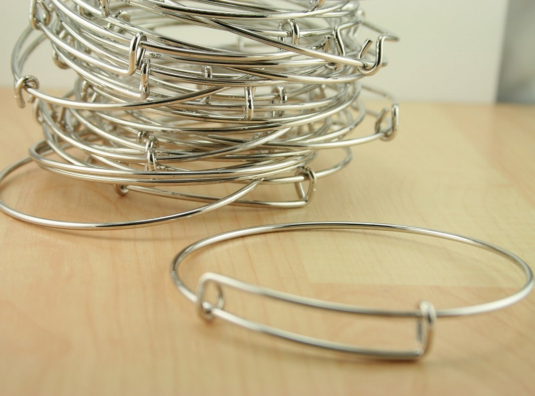 Charm Holder Bracelet Bangleships From USA Create a Stack Bracelet