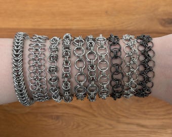 Handmade Chainmail Bracelets