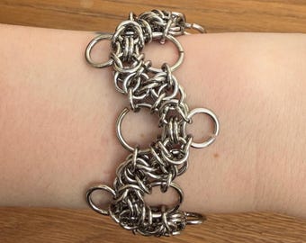Handmade Chainmail Chunky Bracelet