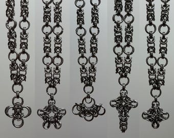 Handmade Chainmail Necklaces