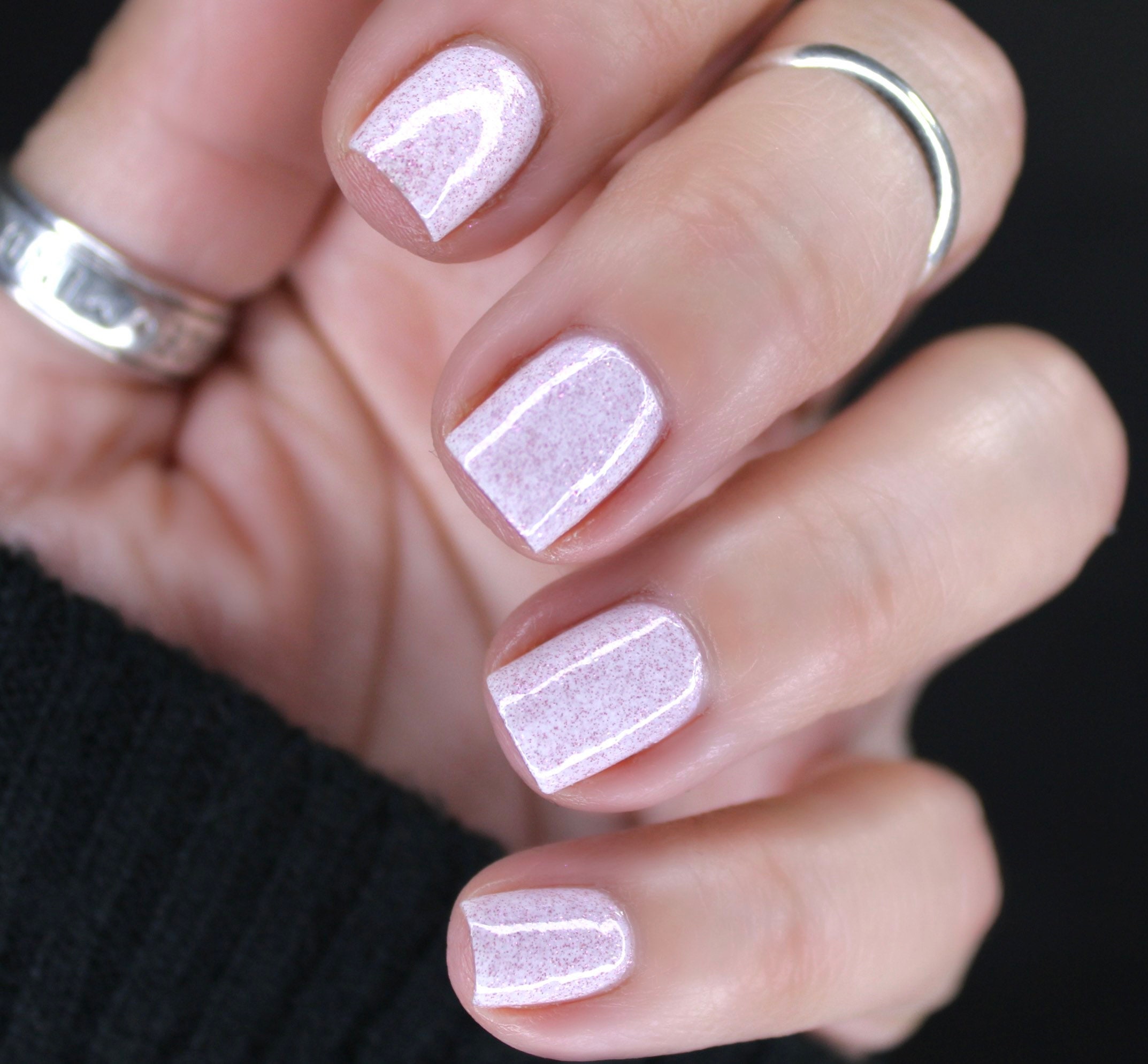 New Light Pink & Gold Glitter Nails | lifewithlilred