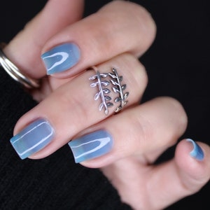 Blue Jelly Nail Polish / Sheer Blue Nail Polish / Cruelty Free Nail Polish / Clean Nail Polish / 10-Free Nail Polish / Formaldehyde Free image 1