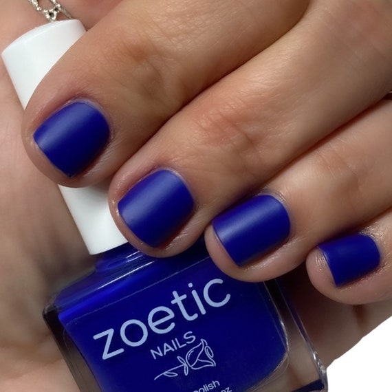 Matte Blue Nail Polish Electric Blue Matte Nail Polish Cruelty - Etsy Canada Matte Blue Nail Polish Electric Blue Matte Nail Polish Cruelty - Etsy Canada