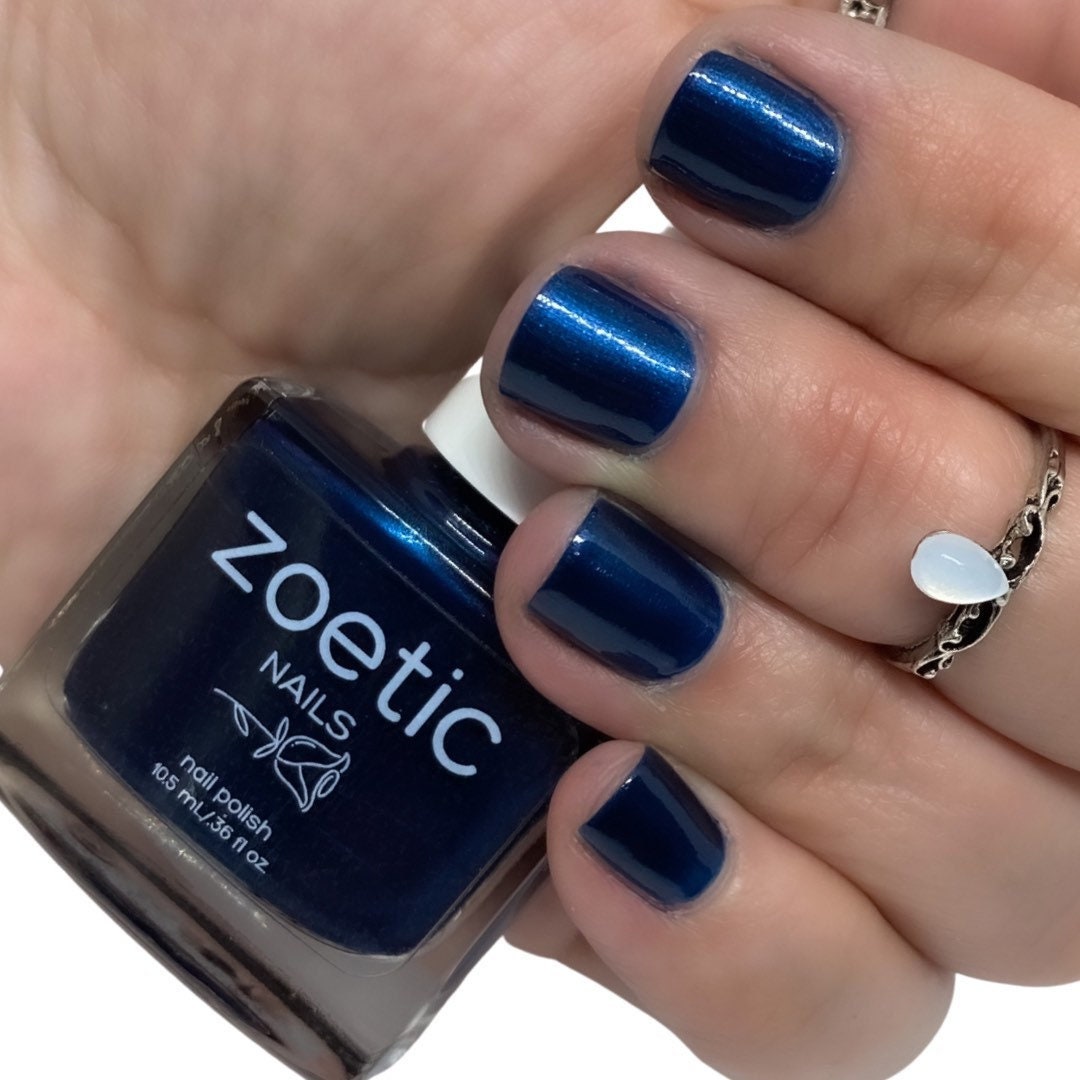 Shimmer Blue Nail Polish Medium Toned Frosty Blue Nail Polish - Etsy Canada Shimmer Blue Nail Polish Medium Toned Frosty Blue Nail Polish - Etsy Canada