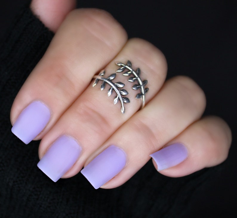 Matte Lilac Nail Polish Semi Sheer Purple Nail Polish Lavender Vegan Nail Polish Cruelty Free Nail Lacquer Nail Color: Sea Star image 1