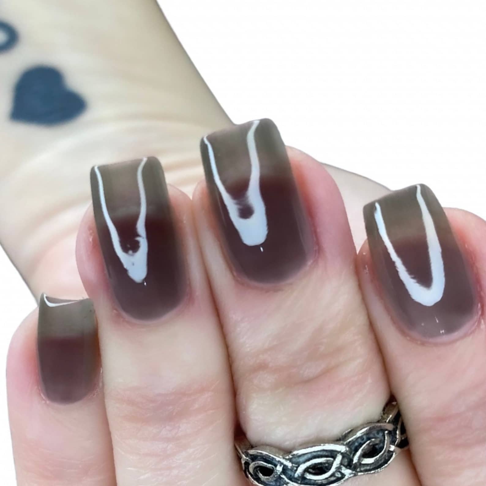 Black Stiletto Nails