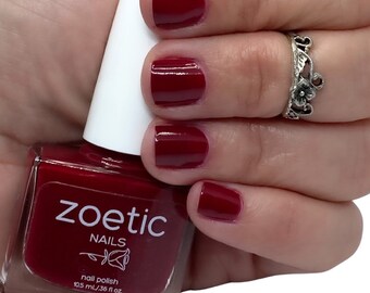 Raspberry Red Nail Polish Cruelty Free Nail Polish Formaldehyde Free Nail  Polish Red Nail Lacquer Pink Toned Red Indie Nail Polish Color - Etsy