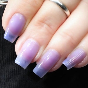 Violet Jelly Nail Polish | Sheer Purple Nail Polish | 10-Free Vegan Nail Polish | Cruelty-Free Violet Purple Nail Color: Stained Glass