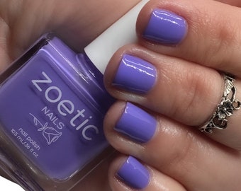 Purple Nail Polish Cruelty Free Vegan Nail Polish Formaldehyde Free Formula Light Purple Nail Lacquer Unique Trendy Indie Nail Polish Color