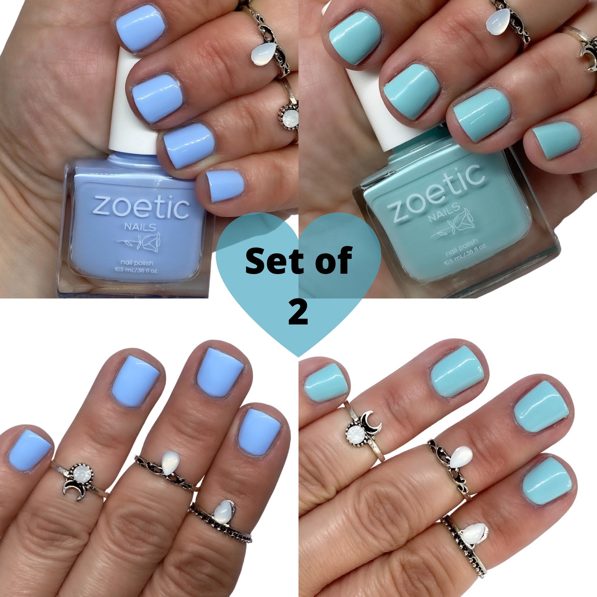 Nail Polish Set of 2 / Periwinkle Nail Polish & Robin's - Etsy Denmark Nail Polish Set of 2 / Periwinkle Nail Polish & Robin's - Etsy Denmark