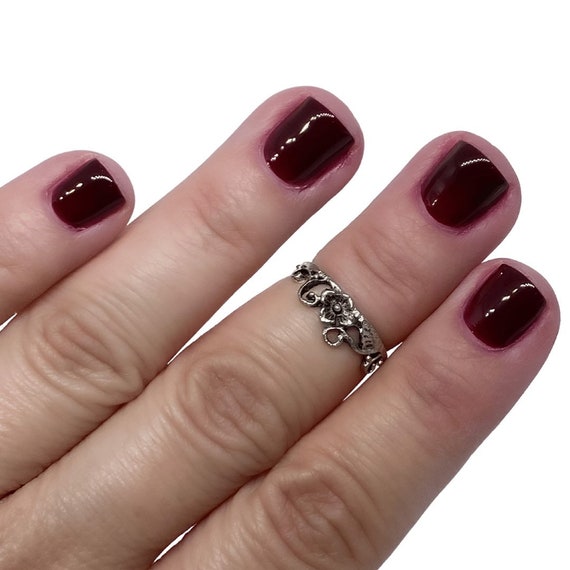 Buy Dark Burgundy Nail Polish Fall and Winter Nail Polish Color Cruelty  Free Vegan Nail Polish Formula Formaldehyde Free Dark Red Nail Polish  Online in India - Etsy