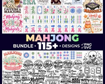 mahjong png, mahjong in formato SVG, clipart mahjong, adesivo mahjong, arte mahjong, clip art mahjong, pacchetto png mahjong, set di tessere mahjong, mah jongg