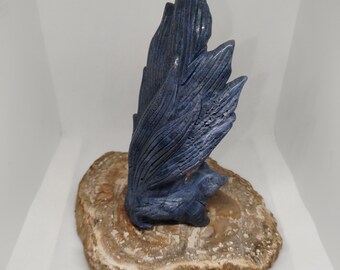 Zorro de nueve colas de coral azul