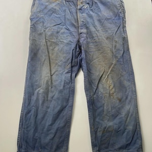French Blue Work Pants - Etsy
