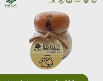 Bodyscrub melk 180 g | Exfoliërende, verhelderende en gladmakende huidverzorging