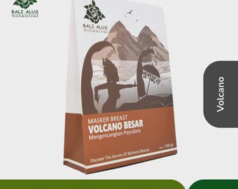 Volcano Breast Mask 100g | Natural Firming Body Mask | Spa Treatment Chest Care