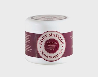 Natural Body Massage Cream | Relaxing Spa Moisturizing Body Care (200g)