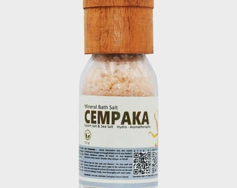 Cempaka Mineral-Badesalz | Bitter Meersalz entspannende Aromatherapie einweichen