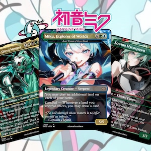 miku mtg commander deck Sing Along With Hatsune Miku's Commander Theme Deck