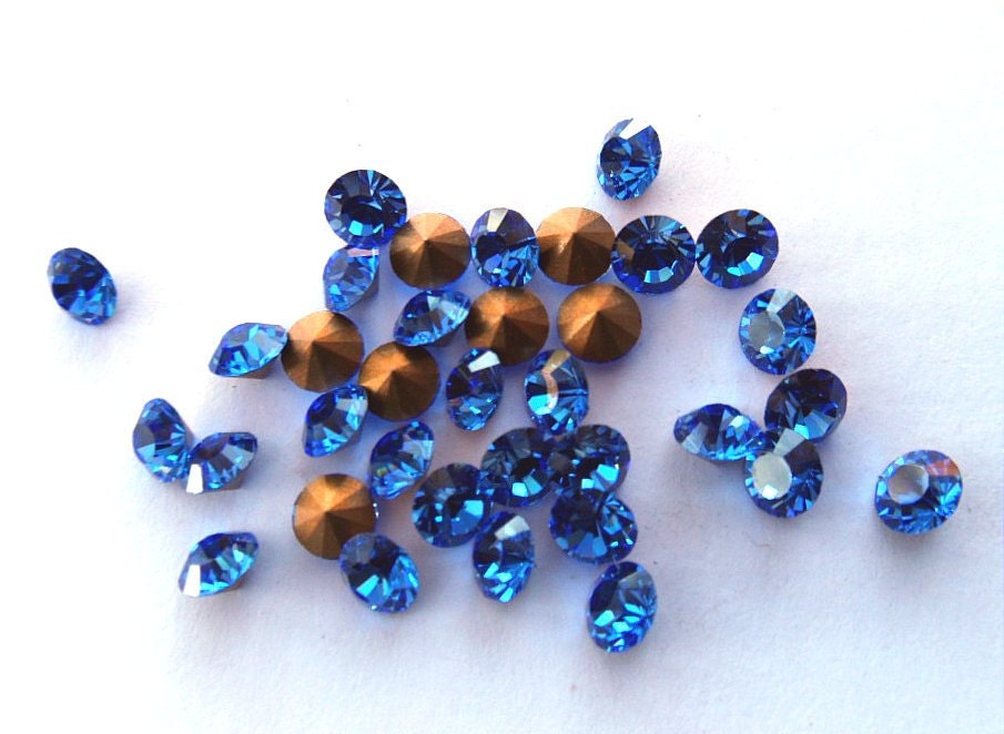 36 Swarovski Sapphire 20ss RhinestonesLoose RhinestonesBulk Etsy