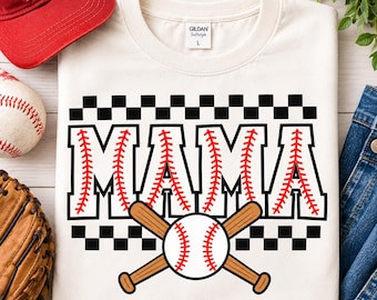 Baseball Mama SVG, Baseball Mom Shirt Design, Softball Mom Cut File, Sports Mom SVG, Baseball Shirt Cricut Design