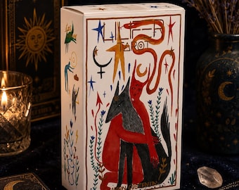 Baraja de Tarot Lilifer, Cartas de Tarot Artísticas, Baraja de Adivinación Mística Moderna, Regalo Espiritual Único para Amantes del Tarot