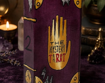 Das Mystery Tarot Deck, Vintage Wahrsagekarten, Wahrsager Tarot Set, Mystic Orakel inspiriertes spirituelles Geschenk für Tarot Liebhaber