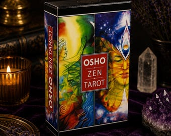 Osho Zen Tarot Deck, Meditations- und Achtsamkeitskarten, spirituelle Anleitung Tarot, Zen-Philosophie-Orakel, Geschenk für Leser, Geschenk für Tarot-Liebhaber