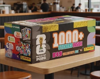 Collezione ufficiale di figurine FIFA WORLD CUP 2026™ - Grande cofanetto da collezione Panini, regalo per appassionati di calcio