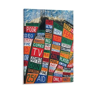 Radiohead Poster Hail to the Thief - Etsy UK