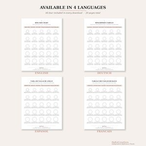 Tabla de tallas de anillos imprimible / Conversión internacional, medidor de dedos (descarga en PDF)