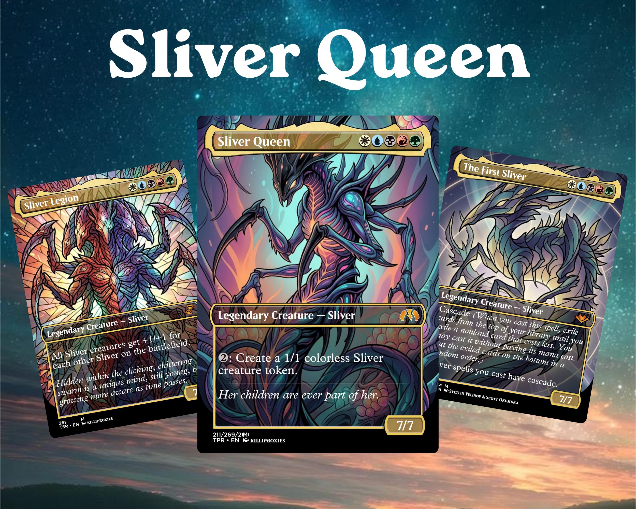 Mtg Sliver Queen Proxy - Etsy