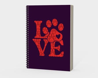 Love Pup Spiral Notebook