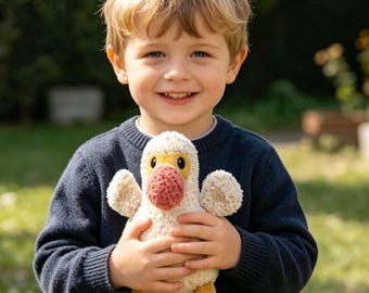 Adorable Dodo Bird Plush Toy, Soft Fluffy Bird Stuffed Doll, Comfort Sleeping Companion