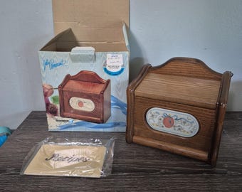 NOS VTG Marmalade Geese With Apple Recipe Box 1980's