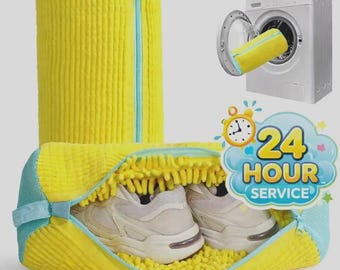 Langlebige Schuhwaschmaschinentasche, Schützt Turnschuhe, Freizeitschuhe, Wäschereiniger