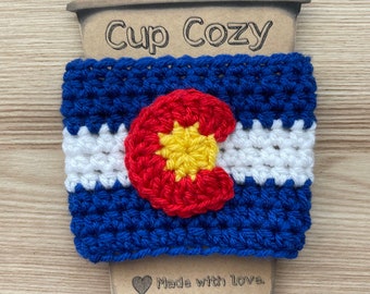 Crochet PATTERN "Colorado Cup Cosy" Cadeau parfait pour les fans du Colorado