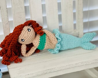 Crochet PATTERN "Marie the Mermaid" Amigurumi Doll