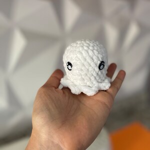 MOTIF au crochet : Mini peluche fantôme et citrouille pour décoration d'Halloween image 2