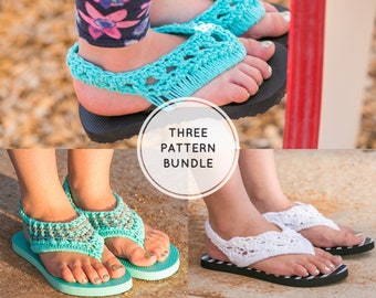 3 Crochet PATTERNS All Sizes Included - Pattern Pack